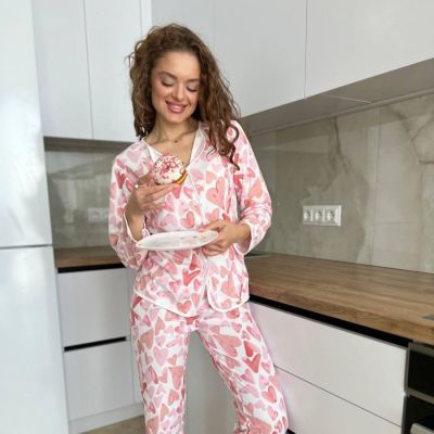Пижамы - Пижамки со штанами DO2524-2XL photo
