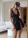 Черный кружевной пеньюар М 058М photo 6